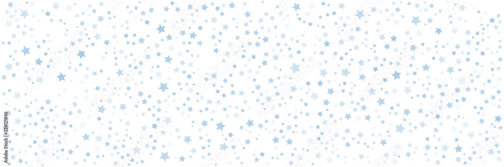 Blur star pattern wide banner background
