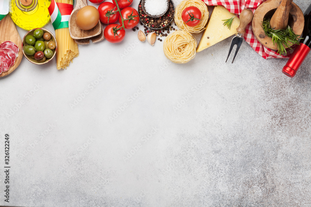 Italian cuisine food ingredients Italian cuisine food ingredients