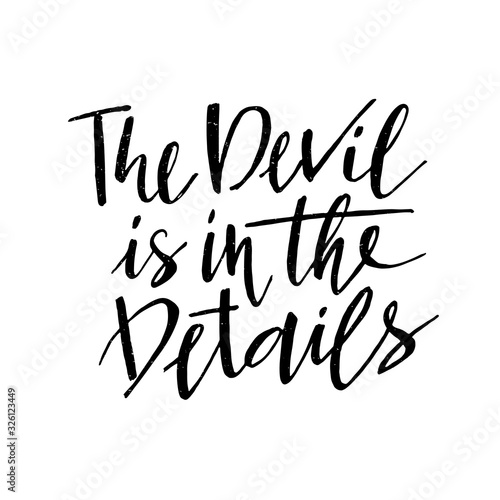 Devil Is In Detais