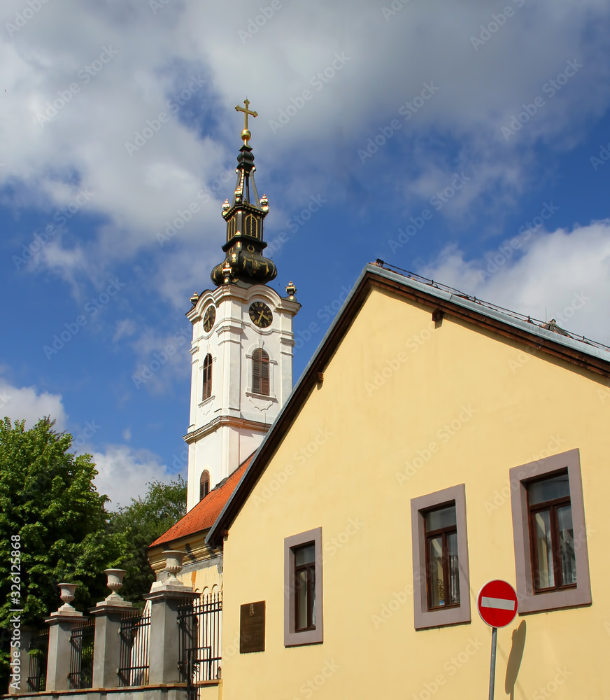 Saint Nicholas church in Old part of Zemun,Serbia