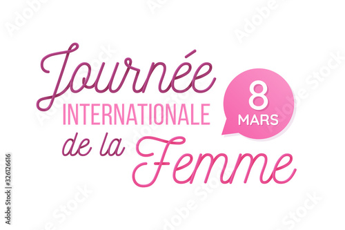 Journée Internationale de la Femme - 8 Mars