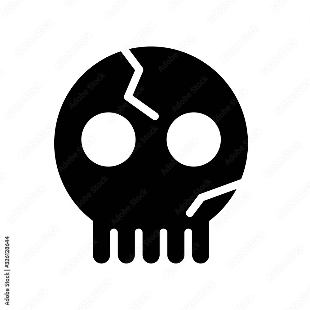 climate related cracked and scary skeleton vector in solid design, climate related cracked and scary skeleton vector in solid design,