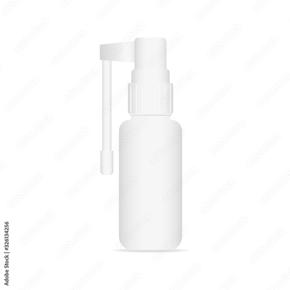 Realistic image of a medical throat spray Realistic image of a medical throat spray