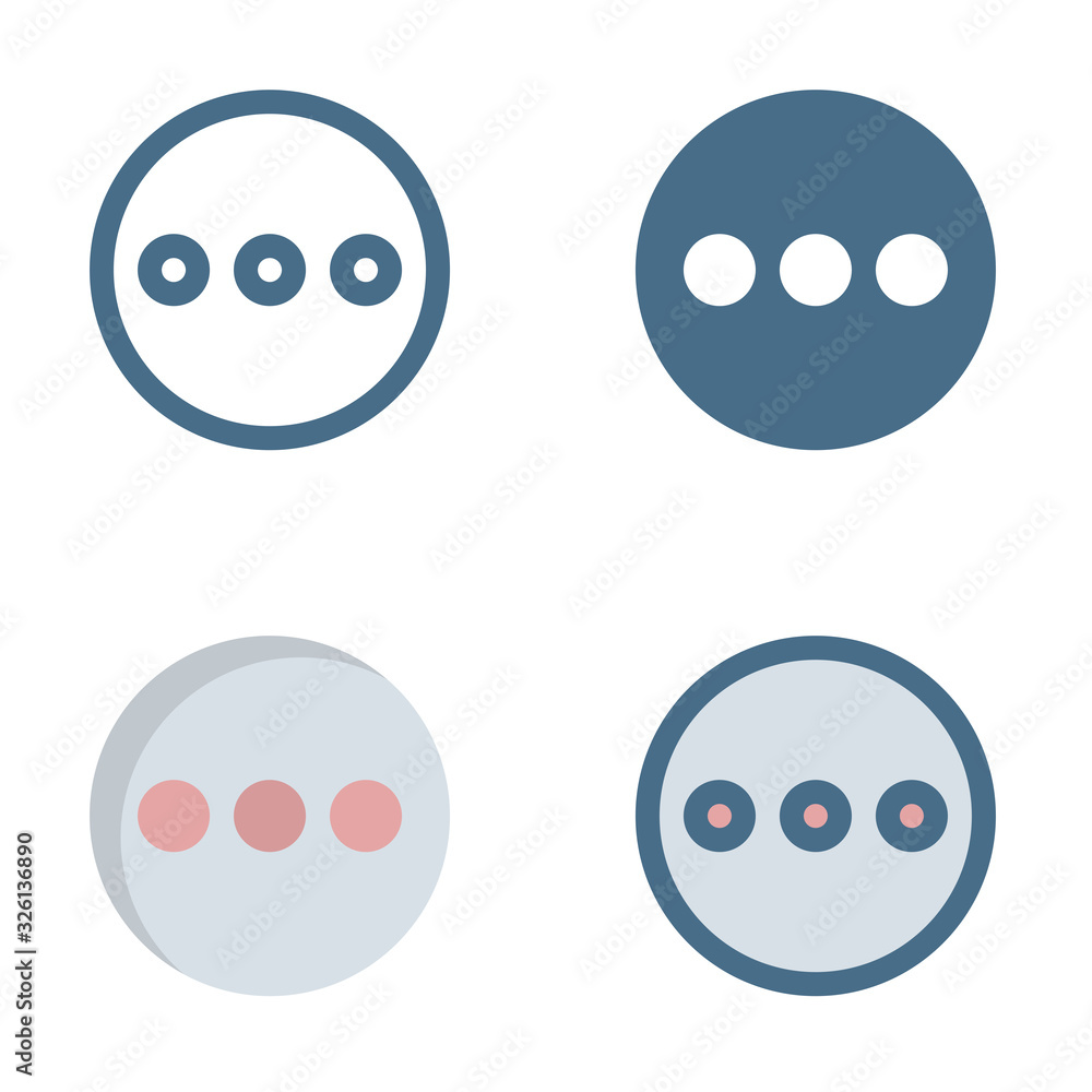 More icon in isolated on white background. for your web site design, logo, app, UI. Vector graphics illustration and editable stroke. EPS 10. More icon in isolated on white background. for your web site design, logo, app, UI. Vector graphics illustration and editable stroke. EPS 10.