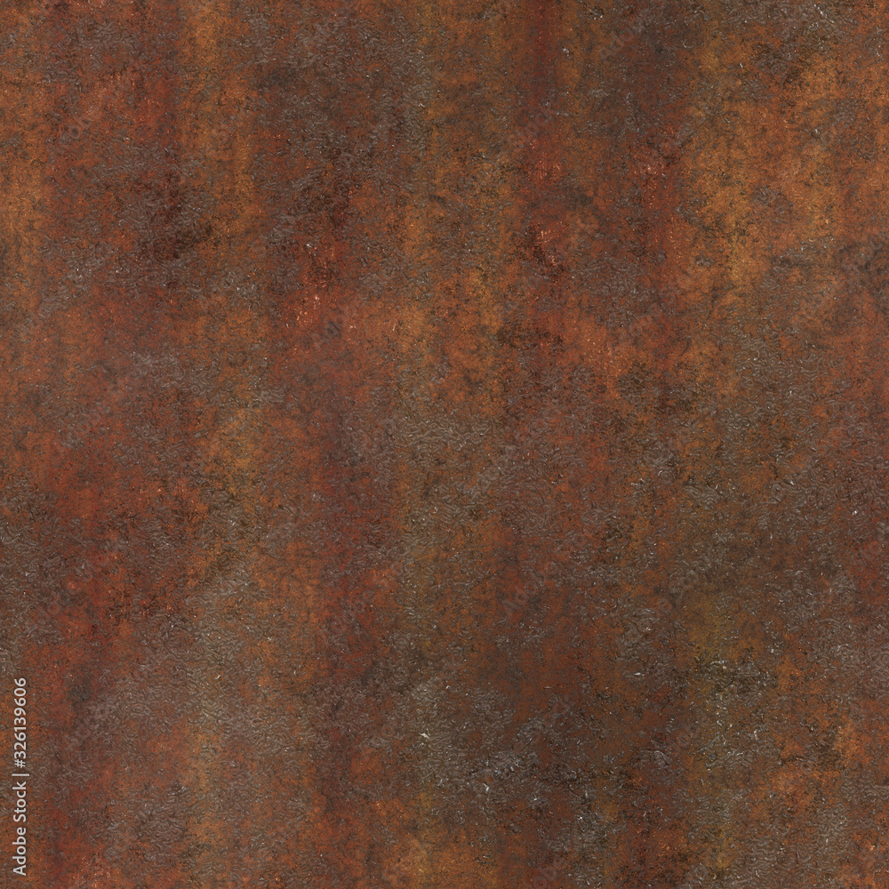 Rusty red brown seamless pattern.