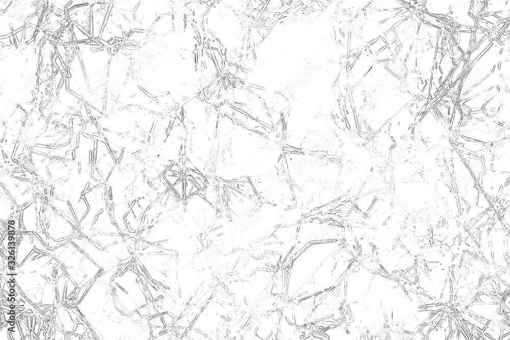 Fototapeta premium Texture of black and white lines, scratches