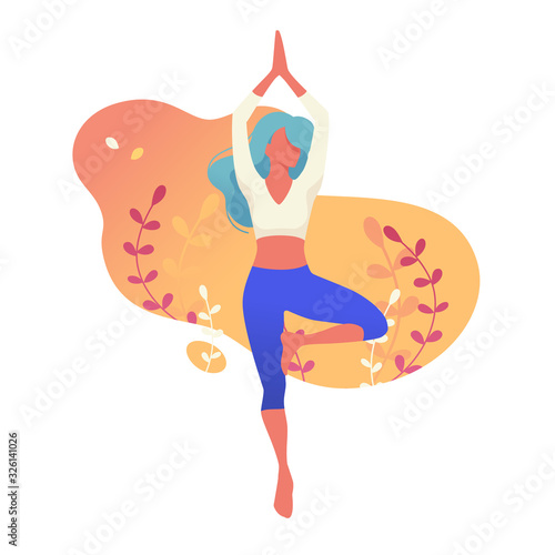 Illustrations for beauty, spa, wellness, natural products, cosmetics, body care, fitness isolated on white background. Flat illustration concepts for website and mobile website development. - Vector
