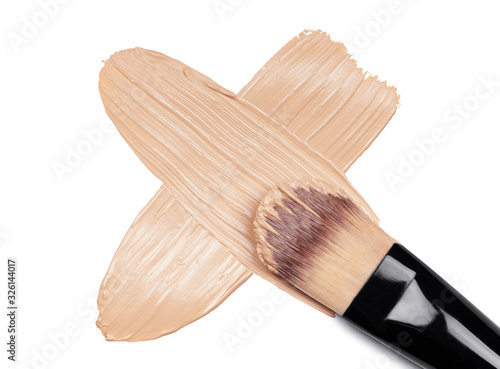 Foundation and make-up brush