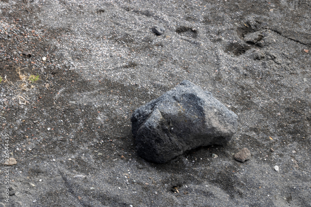 Naklejka premium The Irazú volcano is an active shield volcano located in Costa Rica, in the Central Volcanic Mountain Range, inside the national park that bears his name, about 32 km north of the city of Cartago.