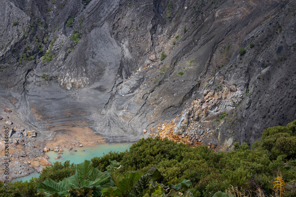 The Irazú volcano is an active shield volcano located in Costa Rica, in the Central Volcanic Mountain Range, inside the national park that bears his name, about 32 km north of the city of Cartago.