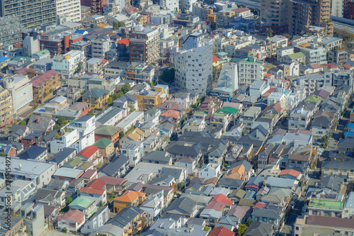 恵比寿ガーデンプレイス展望台から見える東京の街並み © kanzilyou