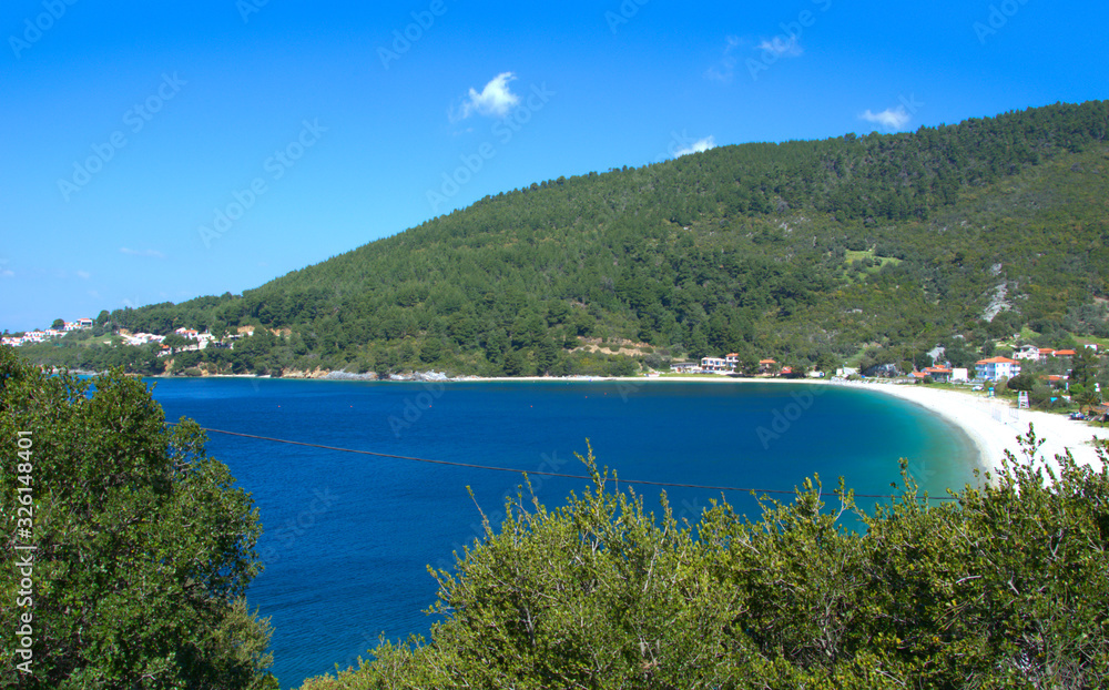 Skopelos island . Sporades , Greece Beutiful beaches . Skopelos island . Sporades , Greece Beutiful beaches .