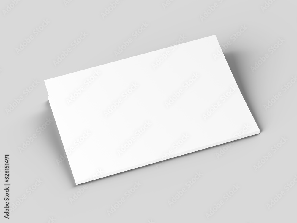 Magazine with open cover. Vertical A4 format. 3d illustration. Magazine with open cover. Vertical A4 format. 3d illustration.
