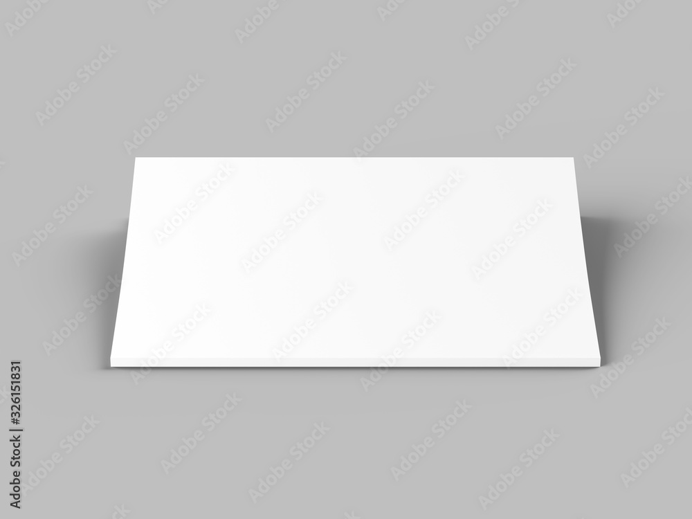 Magazine with open cover. Vertical A4 format. 3d illustration. Magazine with open cover. Vertical A4 format. 3d illustration.