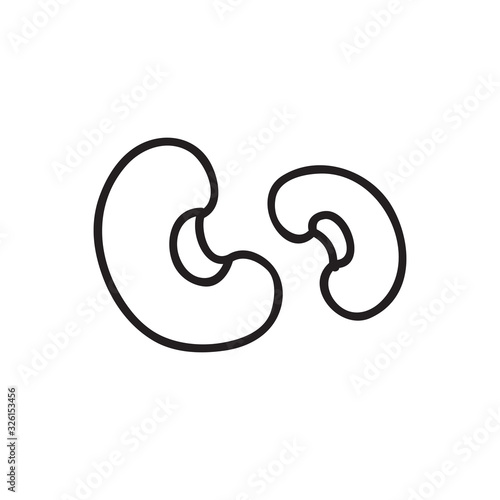 soy beans doodle icon, vector illustration