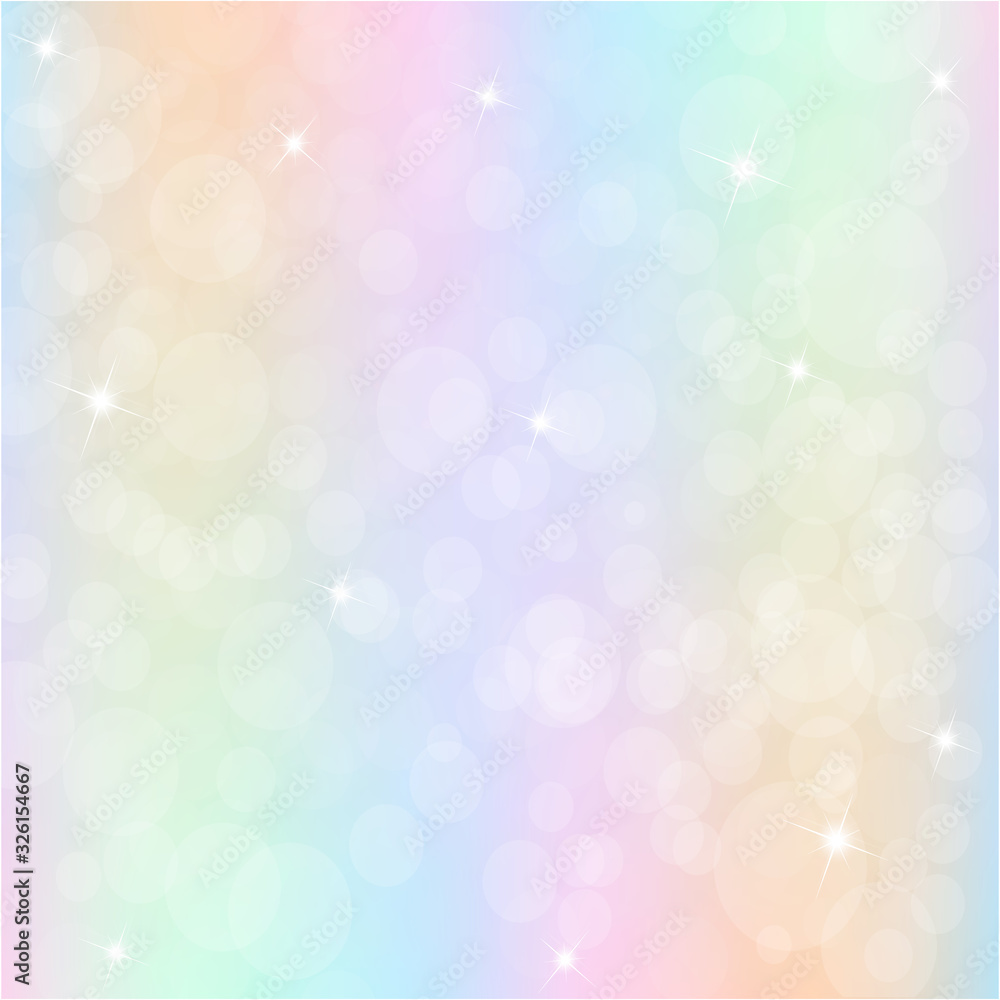 Rainbow background with sparkles