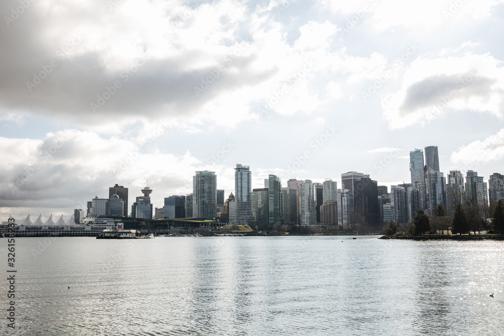 Vancouver cityscape and modern architecture