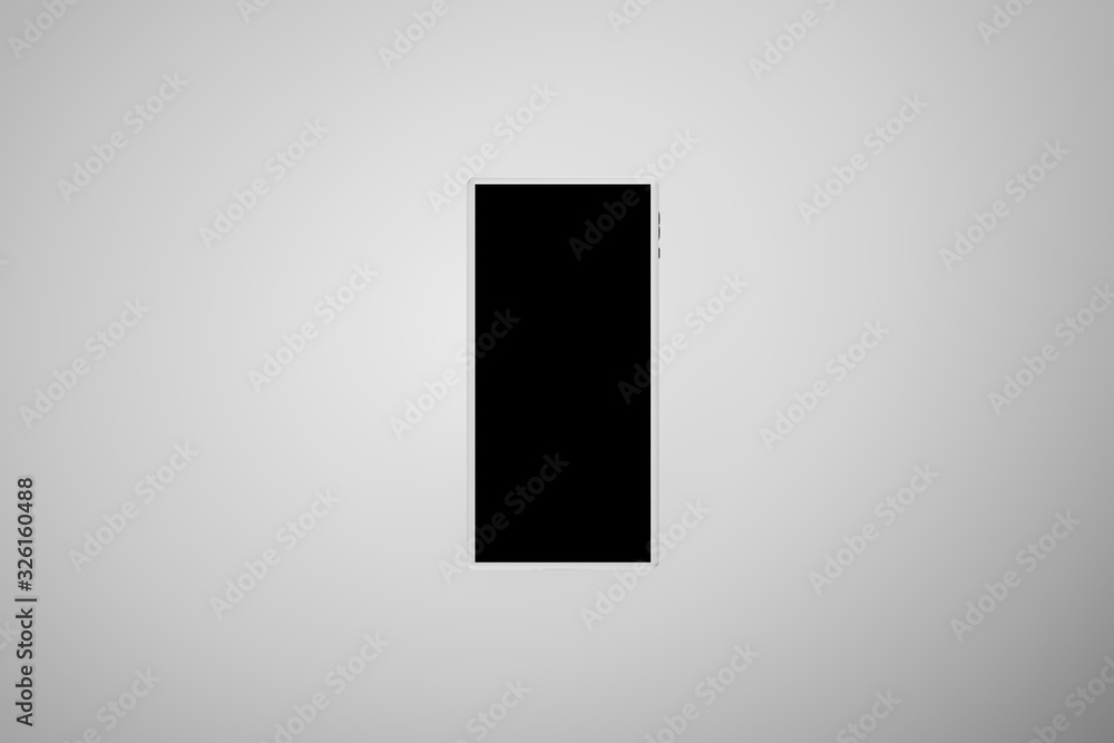mockup, front view of a smartphone with white background ready to be used as a banner including your texts and images mockup, front view of a smartphone with white background ready to be used as a banner including your texts and images