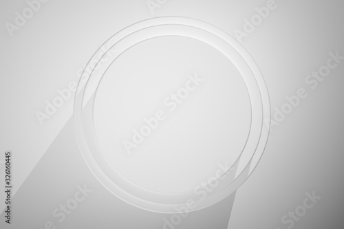 Canvastavla white cylindrical pedestal mockup to display, bright zenith plane objects