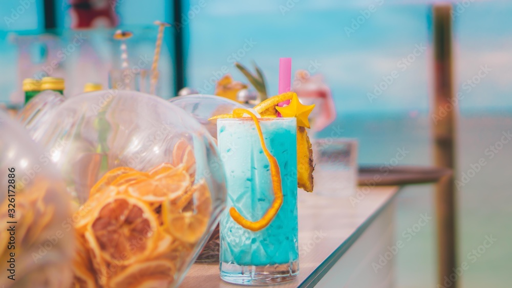 Obraz premium copa de cocktail tropical