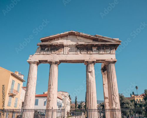 ancient gate in athens
