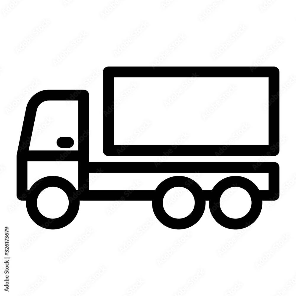 Truck icon. Delivery van, lorry sign. Shipping, cargo transportation sign. Truck icon. Delivery van, lorry sign. Shipping, cargo transportation sign.
