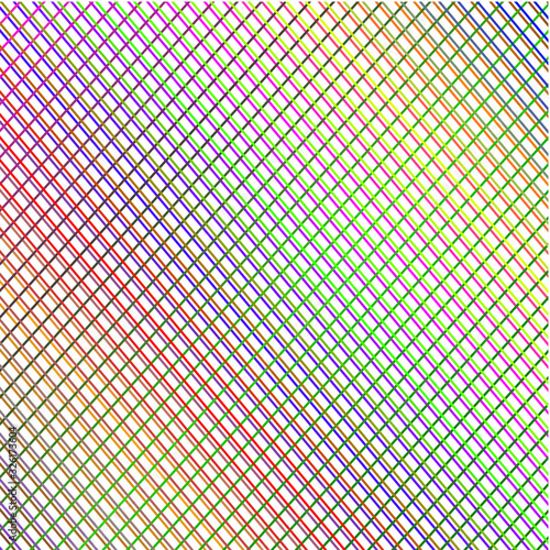 Geometric Colorful Fence Grid Vector Background Pattern Texture 