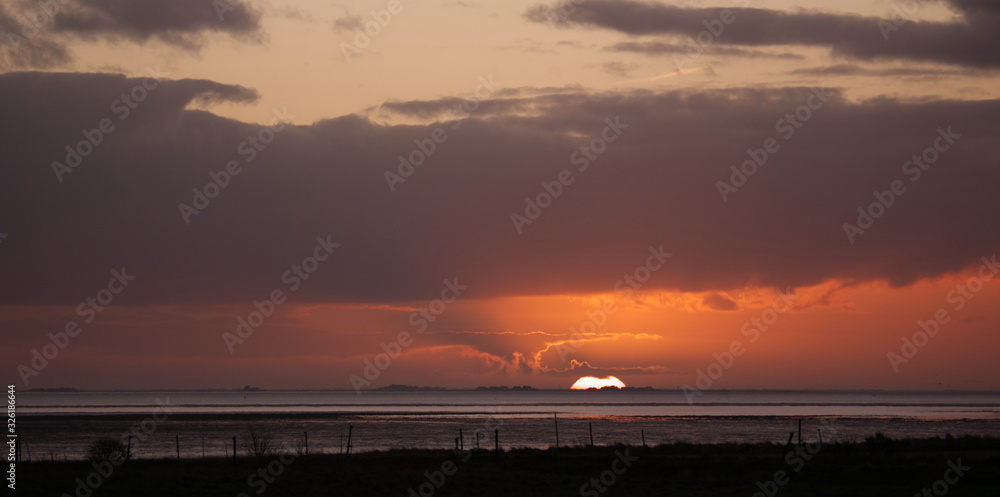 Sonnenaufgang Nordseeinsel Amrum
