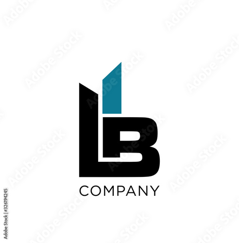 lb vector icon on white background eps10