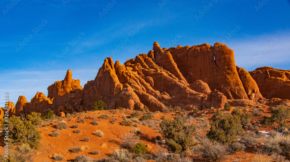 Obraz premium Devil's Garden Formation in Arches National Park