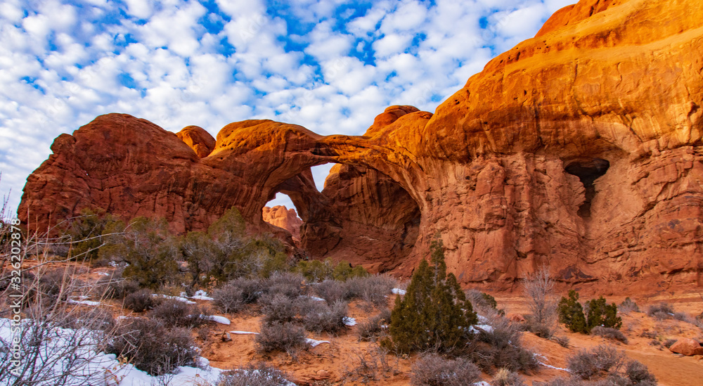 Double Arch at Arches National Park