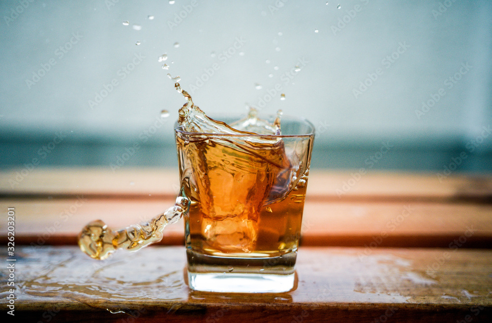 Ice tea splash Stock Photo | Adobe Stock
