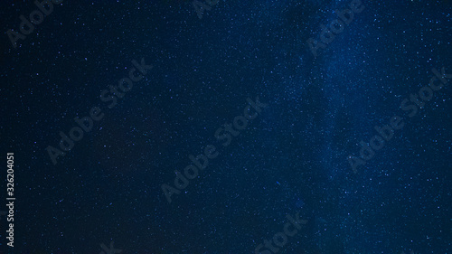 Stars in night blue sky