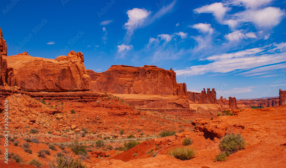 Clouds Over the Three Gossips in Arches National Park Clouds Over the Three Gossips in Arches National Park