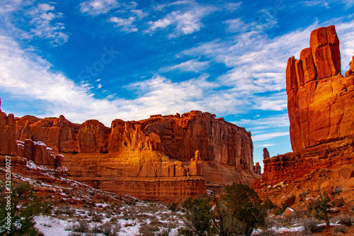 Clouds Above Sandstone