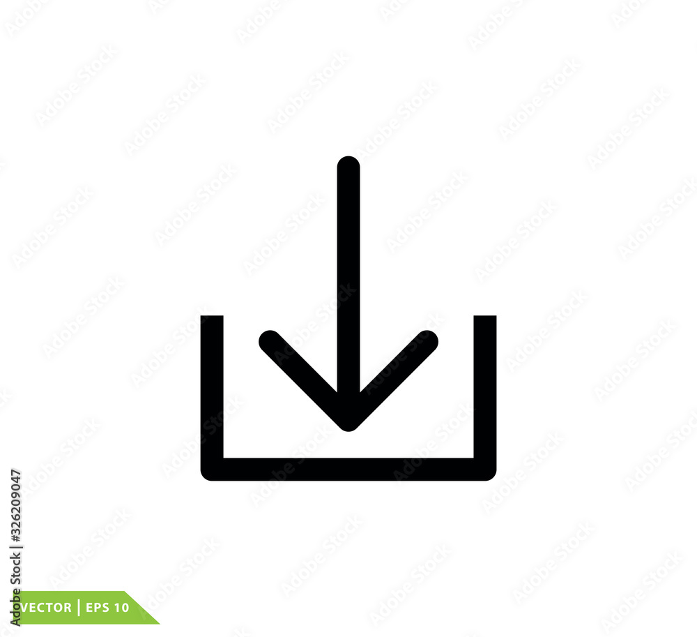 Arrow icon vector logo design template Arrow icon vector logo design template