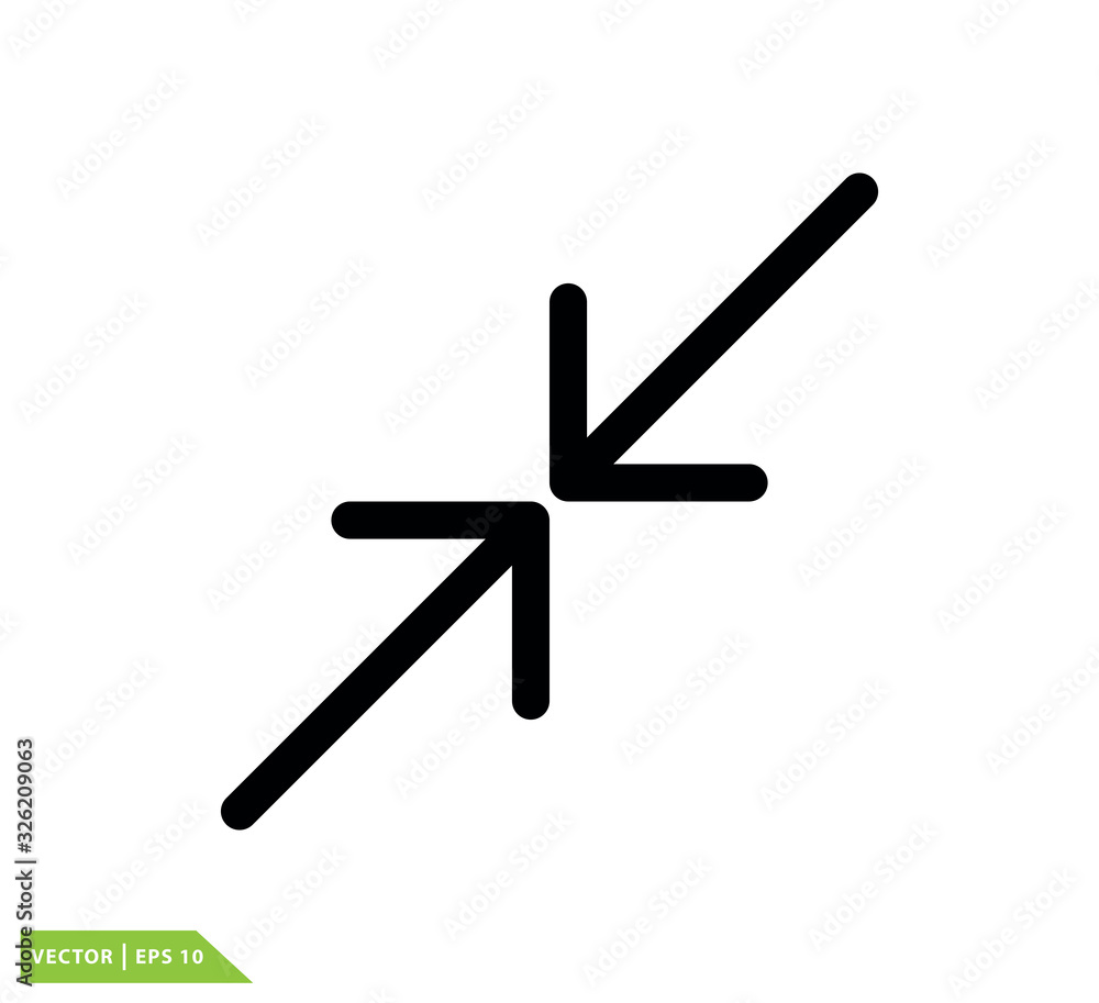 Arrow icon vector logo design template Arrow icon vector logo design template