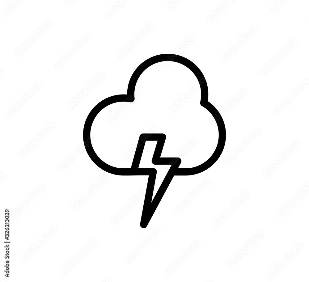 Cloud icon vector logo template