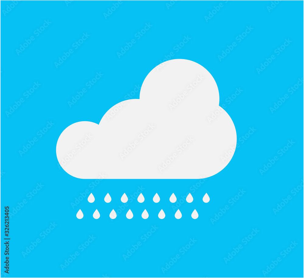 Cloud icon vector logo template Cloud icon vector logo template