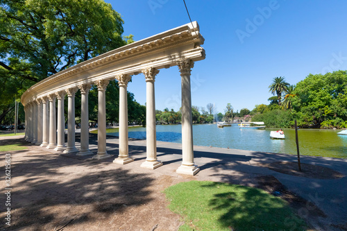 Argentina Rosario Roman colonnade in independence park