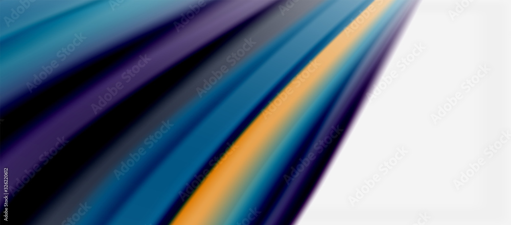 Wave lines abstract background, smooth silk design with rainbow style colors. Liquid fluid color waves. Vector Illustration Wave lines abstract background, smooth silk design with rainbow style colors. Liquid fluid color waves. Vector Illustration