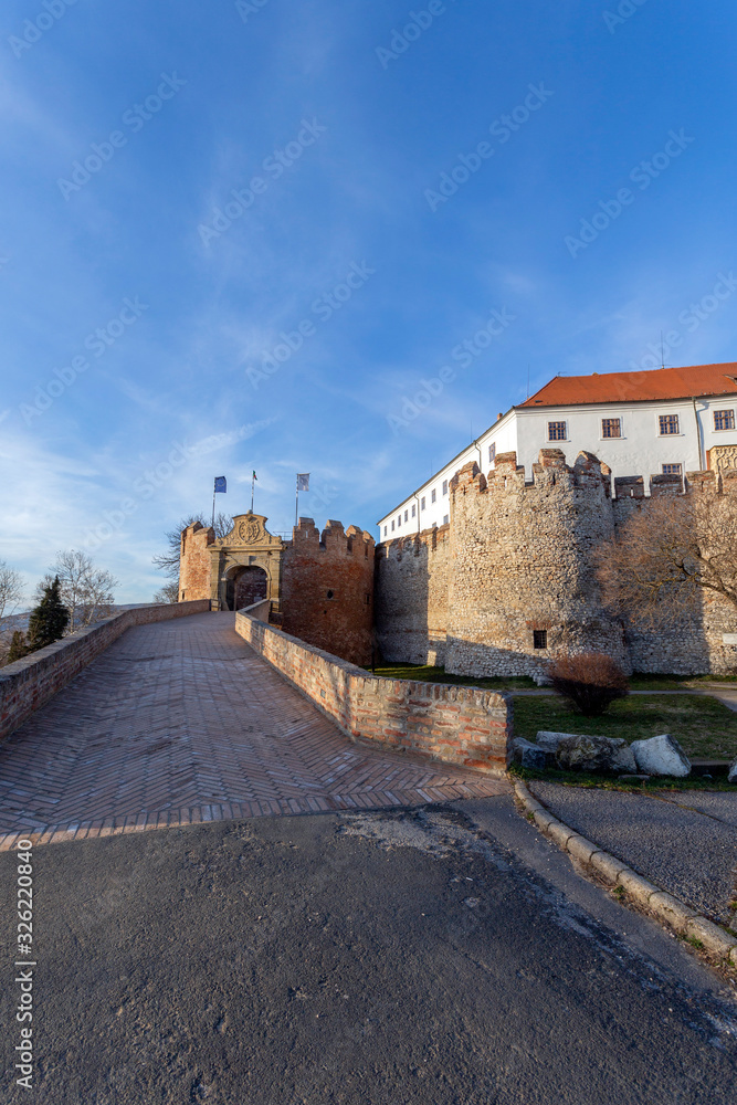 Castle of Siklos on a sunny winter day. Castle of Siklos on a sunny winter day.