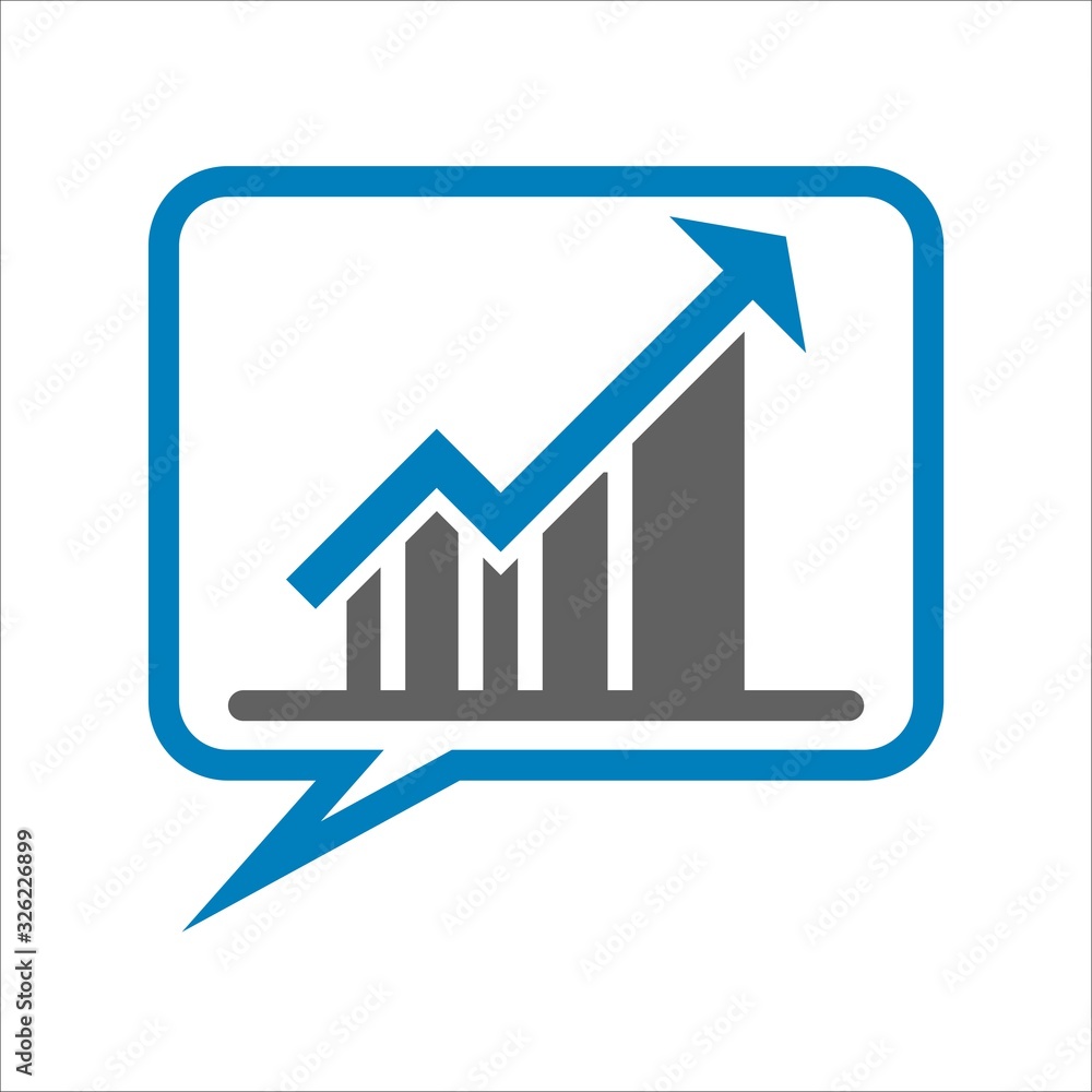 chart marketing arrow logo design vector template chart marketing arrow logo design vector template