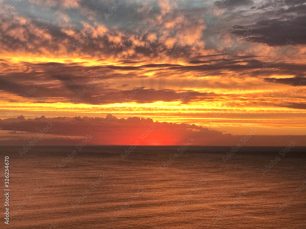 Sunset in Punta Ballena, Punta Del Este, Uruguay