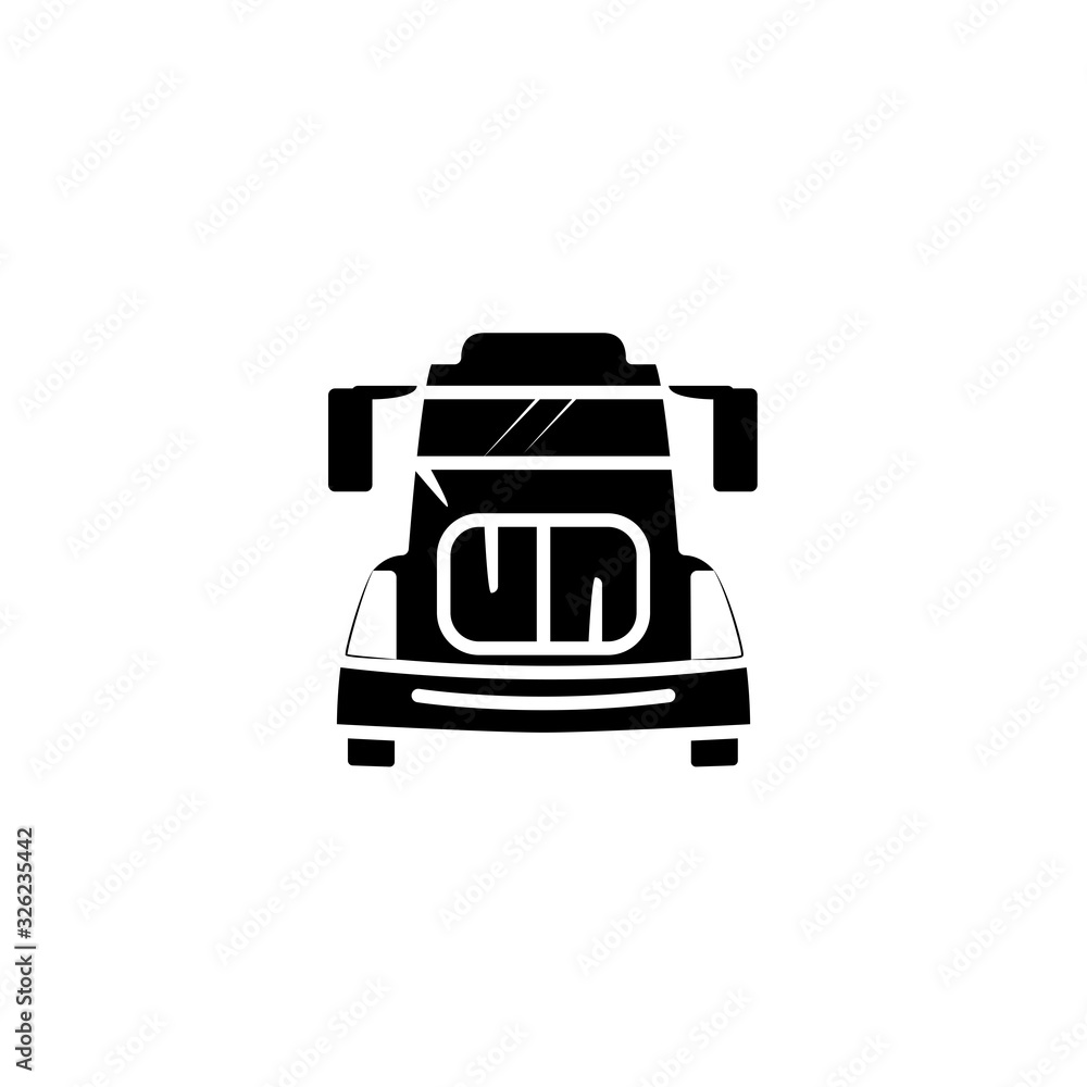 Vector illustration, truck icon design