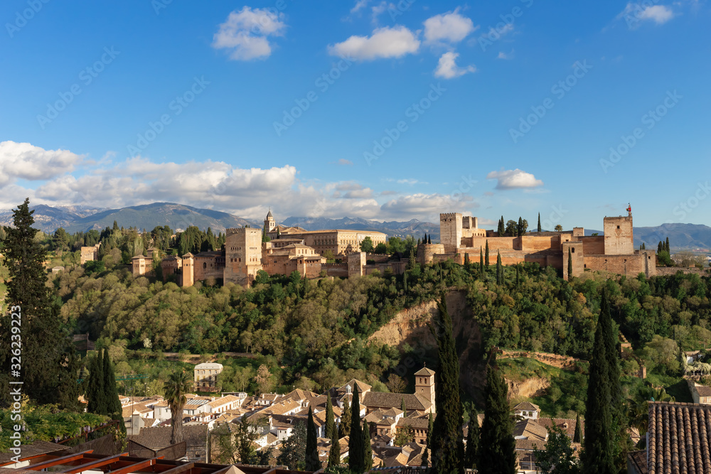 Alhambra de Granada desde el Mirador de San Nicolás