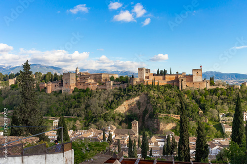 Alhambra de Granada desde al Mirador de San Nicolás