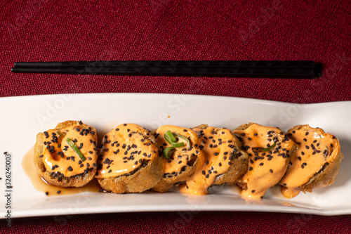 Sushi empanizado  