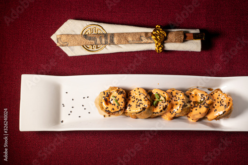 Sushi empanizado  