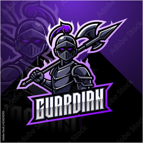 Guardian esports mascot logo design